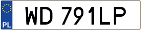 Truck License Plate